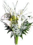  Diana Flower Diana Florist  Diana  Flowers shop Diana flower delivery online  WV,West Virginia:Calla Sympathy Bouquet